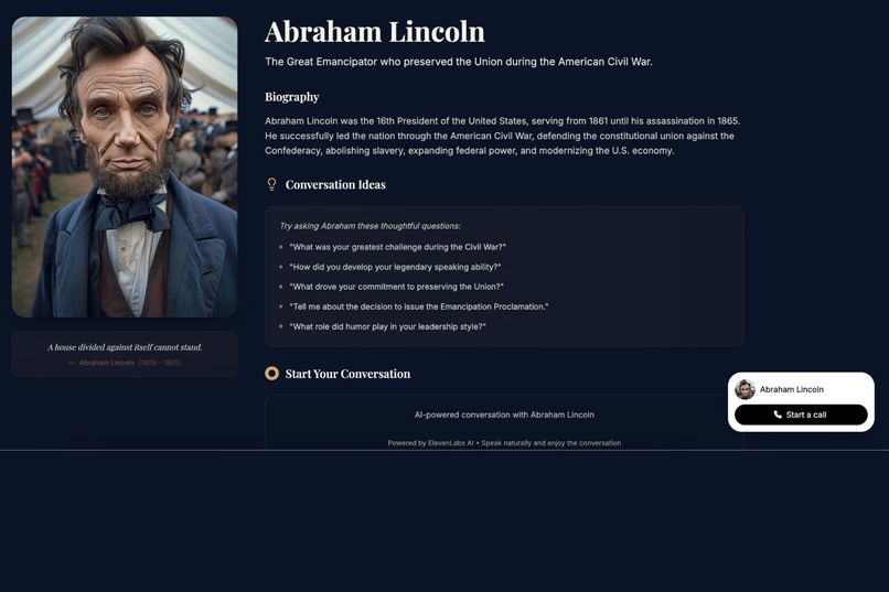 Conversations With History – screenshot 5