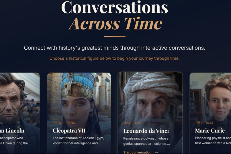 Conversations With History – screenshot 2