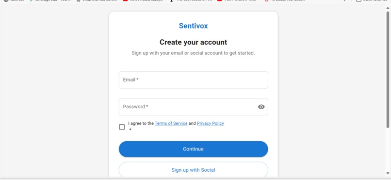 Sentivox – screenshot 1