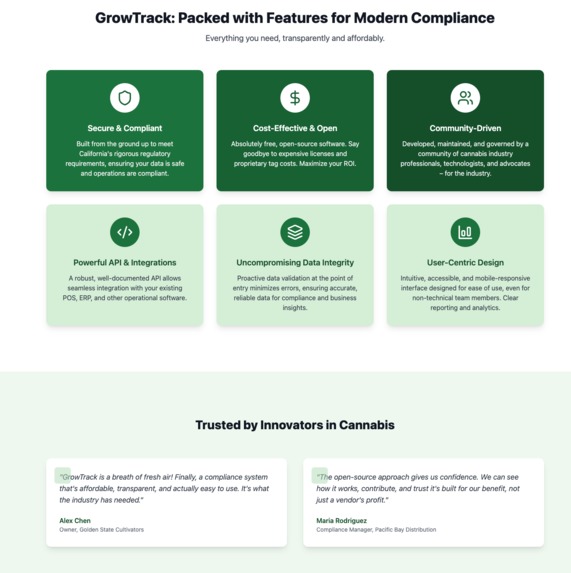 GrowTrack – screenshot 2