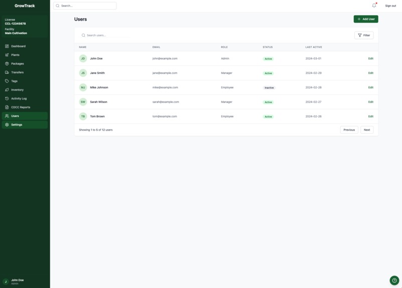 GrowTrack – screenshot 6