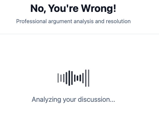 No, You're Wrong – screenshot 1