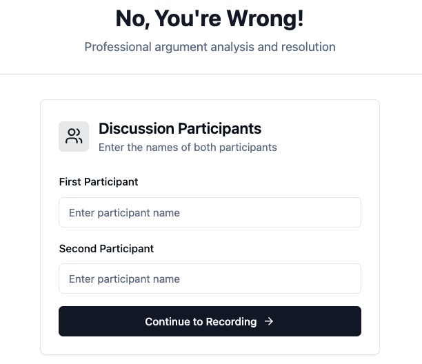 No, You're Wrong – screenshot 2