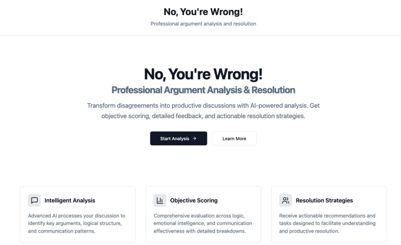 No, You're Wrong – screenshot 3