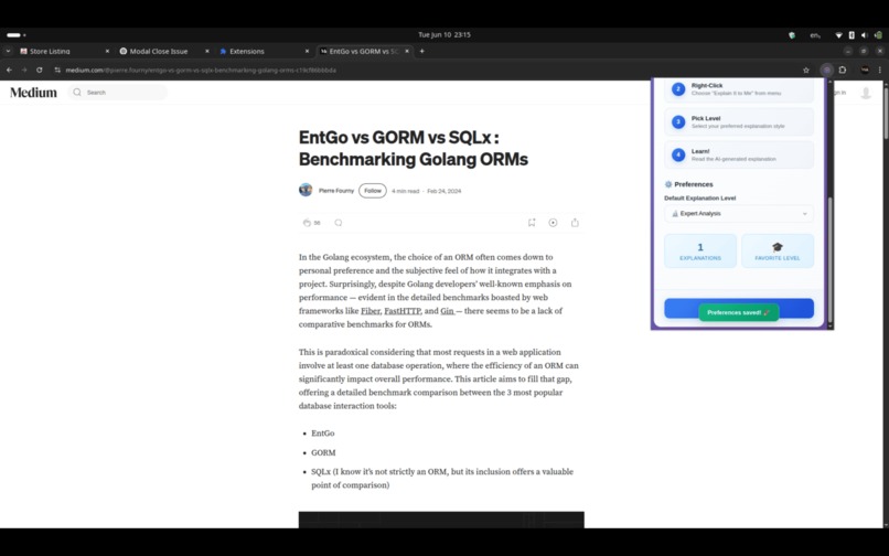 Explain It To Me (Chrome Extension) – screenshot 3
