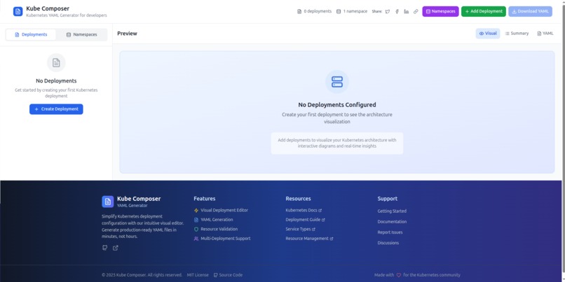 kube composer – screenshot 4