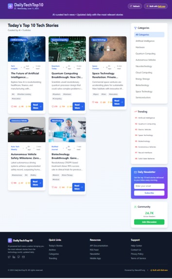 DailyTechTop10 – screenshot 1