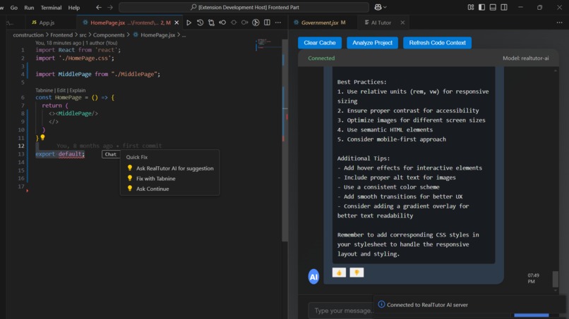 RealTutor AI – screenshot 2