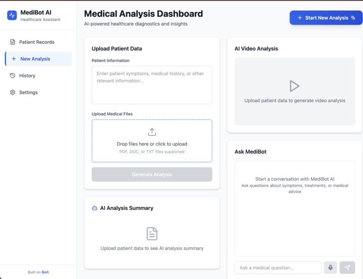 MediBot – The AI-Powered Medical Assistant – screenshot 1