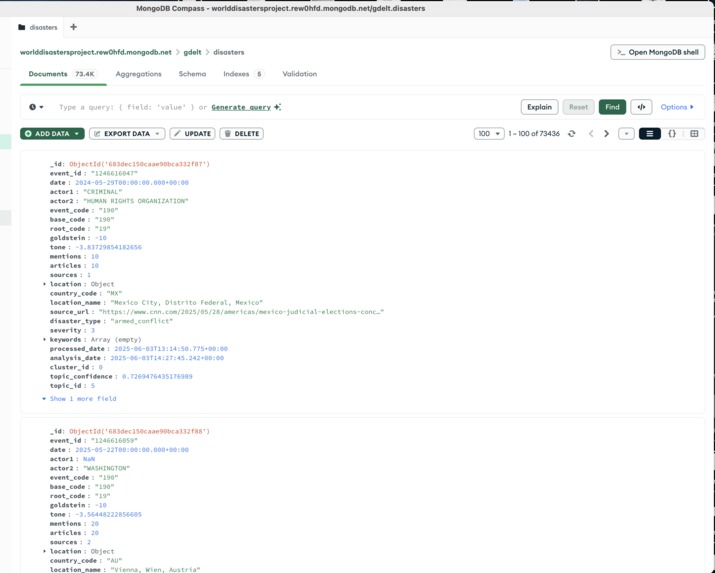 Global Disaster Monitor – screenshot 4