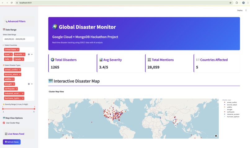 Global Disaster Monitor – screenshot 5