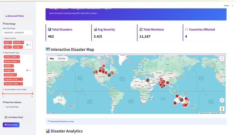 Global Disaster Monitor – screenshot 6
