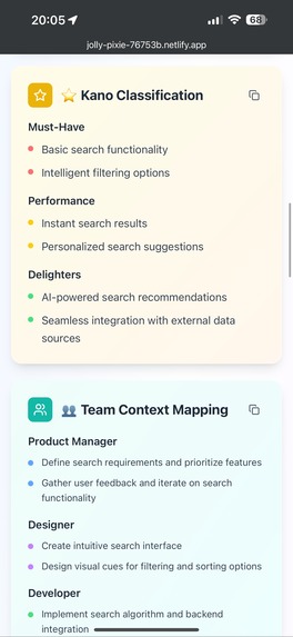 UX-PM Assistant – screenshot 5