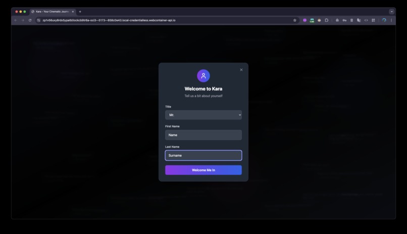Kara — Your Cinematic Journey – screenshot 2