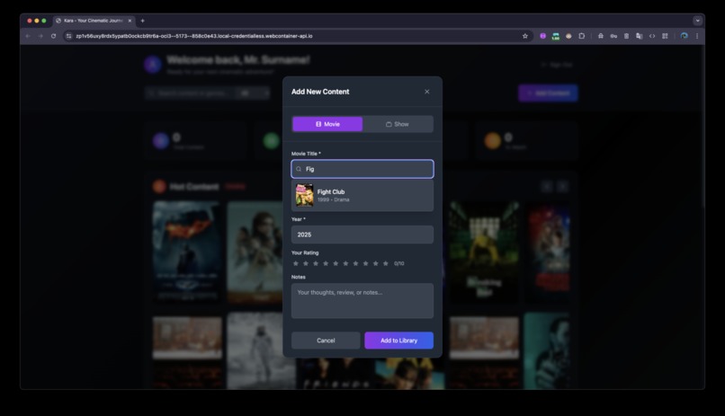 Kara — Your Cinematic Journey – screenshot 4