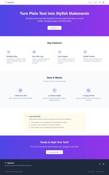 styletext – screenshot 1
