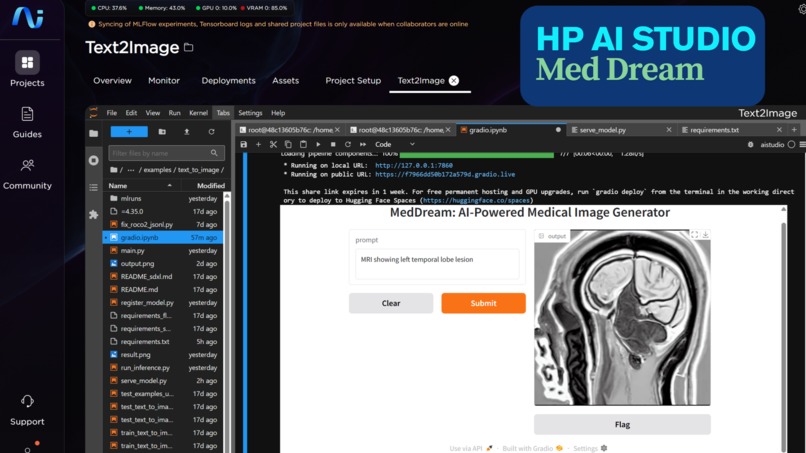 MedDream: AI-Powered Visualizations for Medical Text – screenshot 1