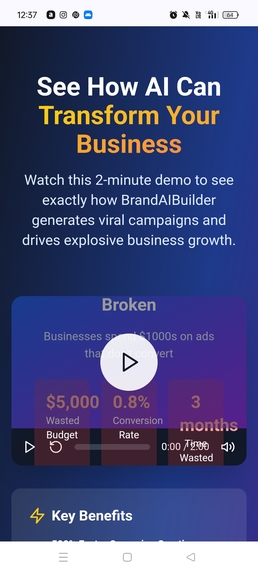 BrandAIBuilder - Complete AI Brand Strategy Platform – screenshot 4