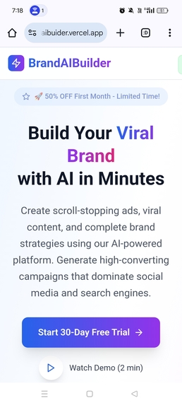 BrandAIBuilder - Complete AI Brand Strategy Platform – screenshot 2