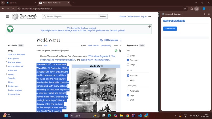 Research Assistant  – screenshot 1