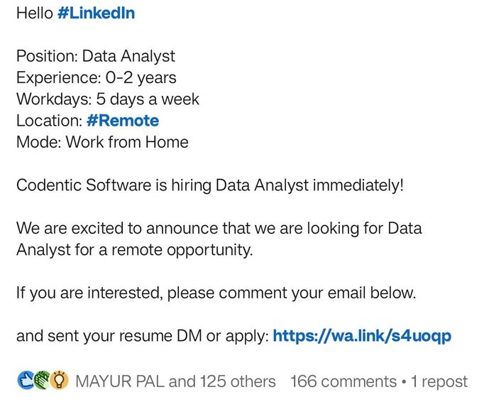 Fake job post detector – screenshot 1