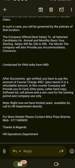 Fake job post detector – screenshot 5