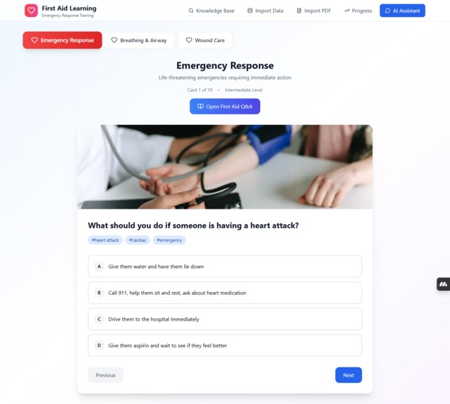 FirstAid Learning App – screenshot 3