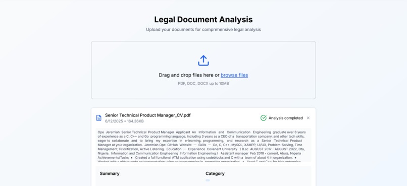 Tunisian Legal AI Platform – screenshot 2