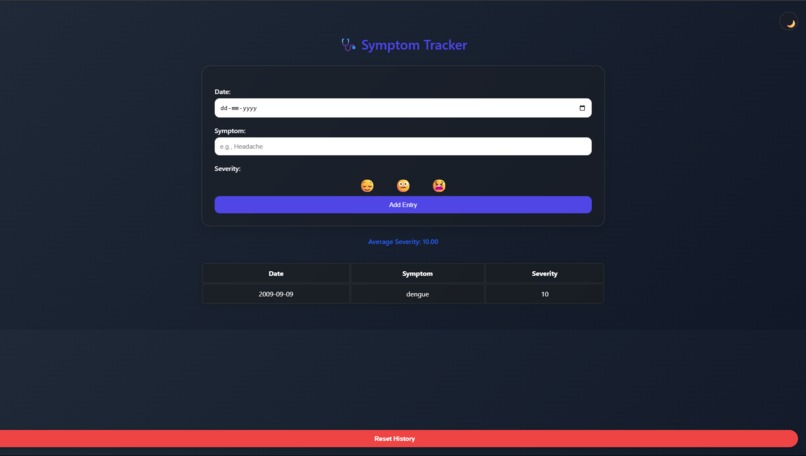 SYMPTOM TRACKER .! – screenshot 1