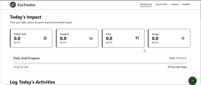 EcoTrackPro – screenshot 1