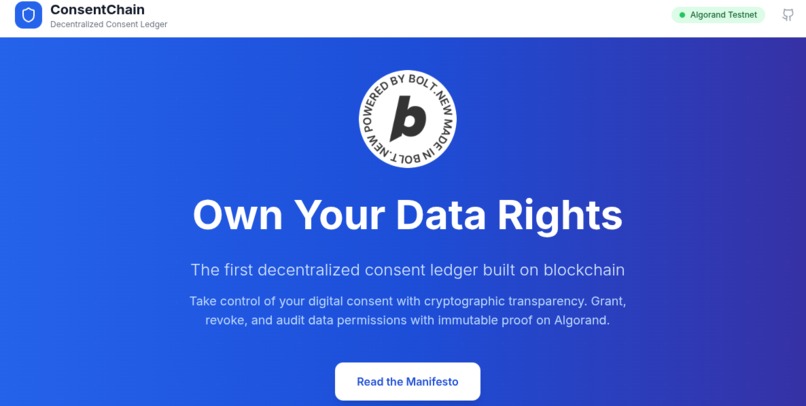 ConsentChain – screenshot 1