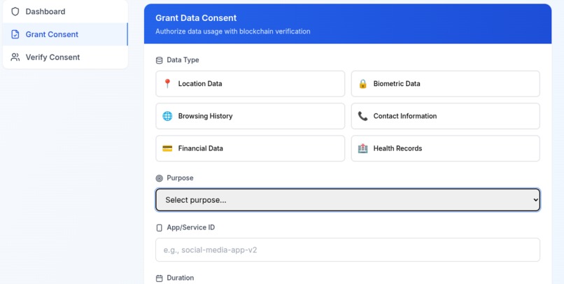 ConsentChain – screenshot 3