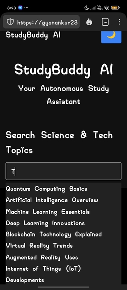 Study Buddy AI – screenshot 3