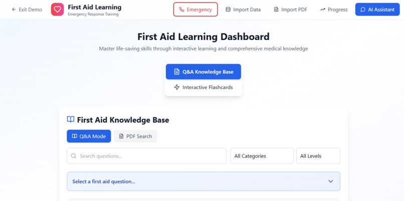 FirstAid Learning App – screenshot 4
