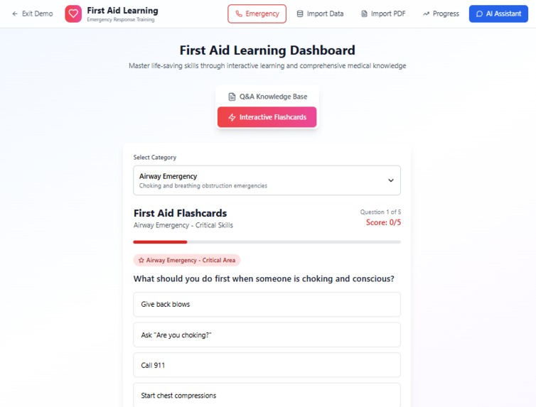 FirstAid Learning App – screenshot 5