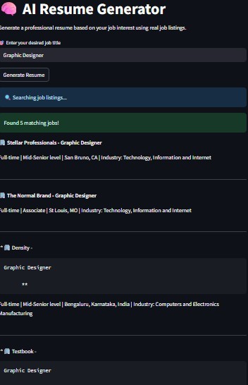 Joblens AI – screenshot 1