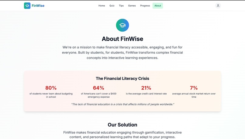 FinWise - Gamified Financial Literacy App – screenshot 10