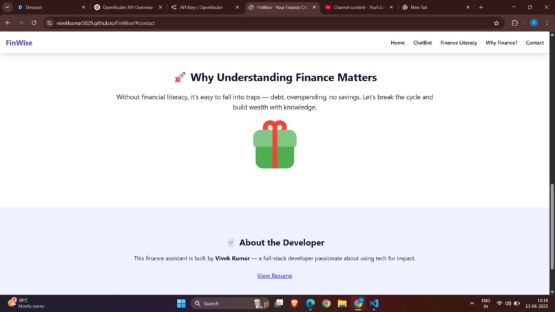 FinWise – screenshot 3