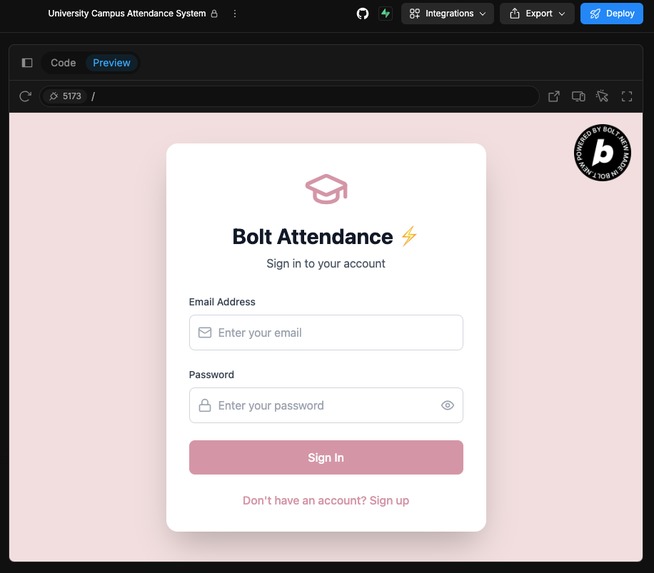 Bolt Attendance  – screenshot 1