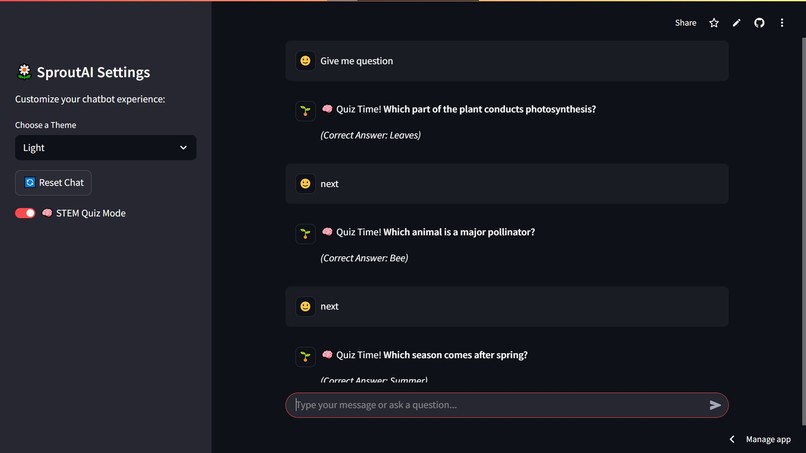SproutAI – screenshot 1