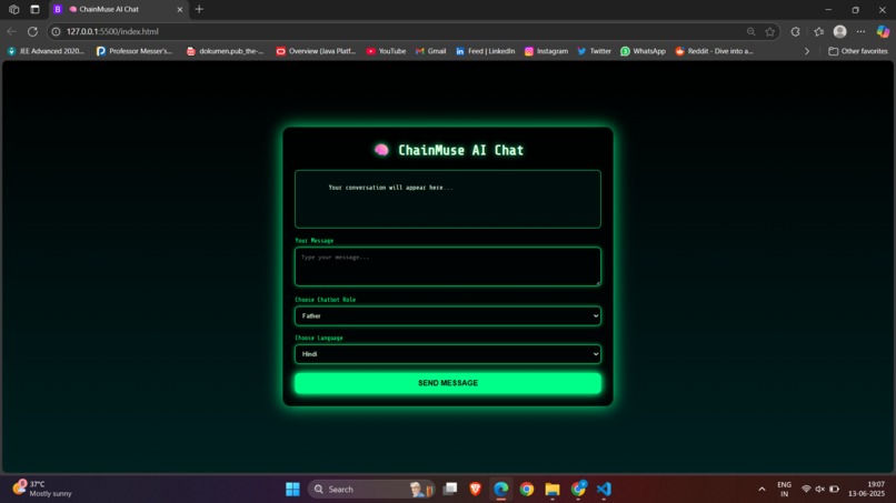ChainMuse AI Companion – screenshot 2