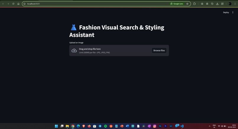 Fashion Visual Search & Intelligent Styling Assistant – screenshot 1
