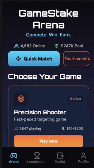 GameStake Arena – screenshot 1