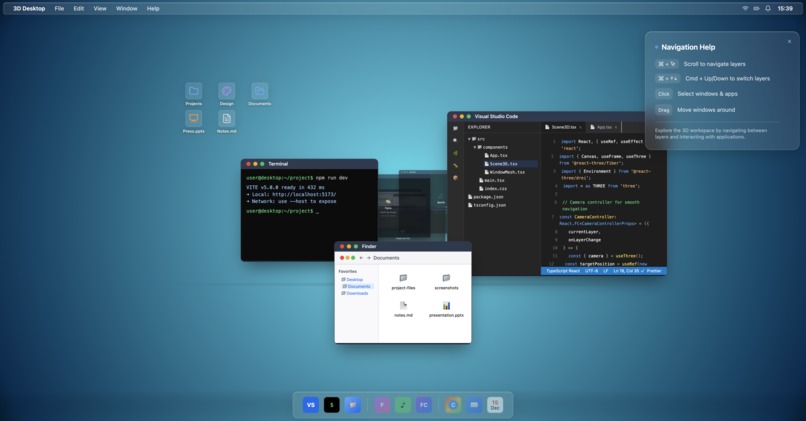 MacOS 3-Finger Swipe Redesign – screenshot 1