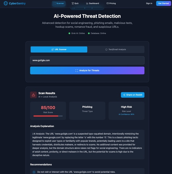 CyberSentry – screenshot 1