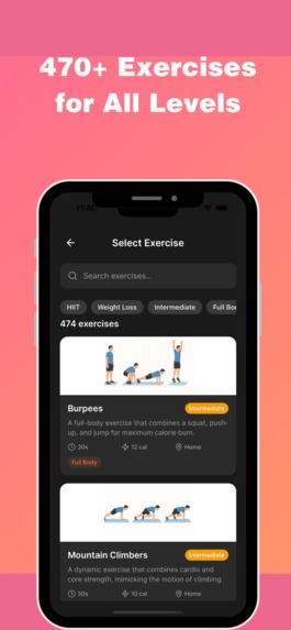 FitYa: Smart Workout  – screenshot 1
