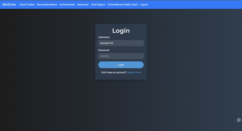 MindCrew: AI-Powered Mental Health Companion – screenshot 5