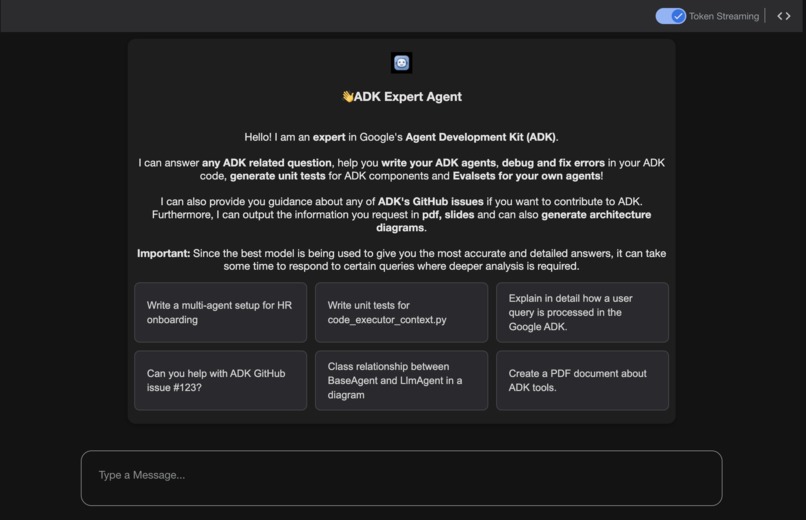 ADK Expert Agent – screenshot 1
