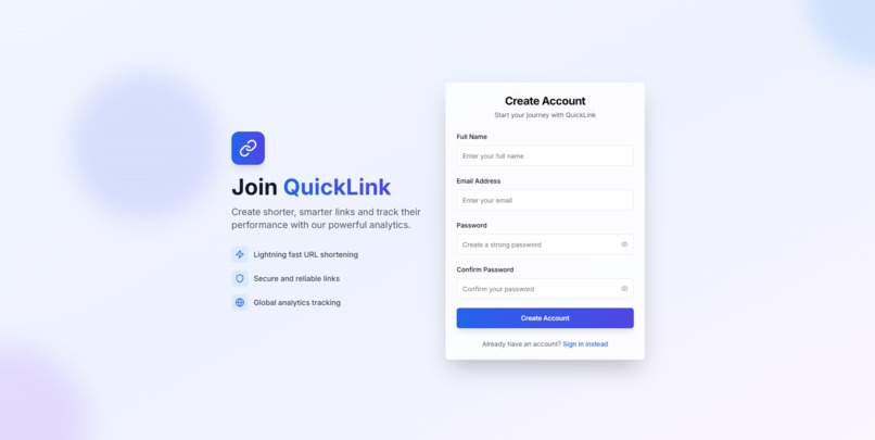 URL Shortener – screenshot 2