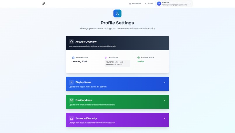 URL Shortener – screenshot 3